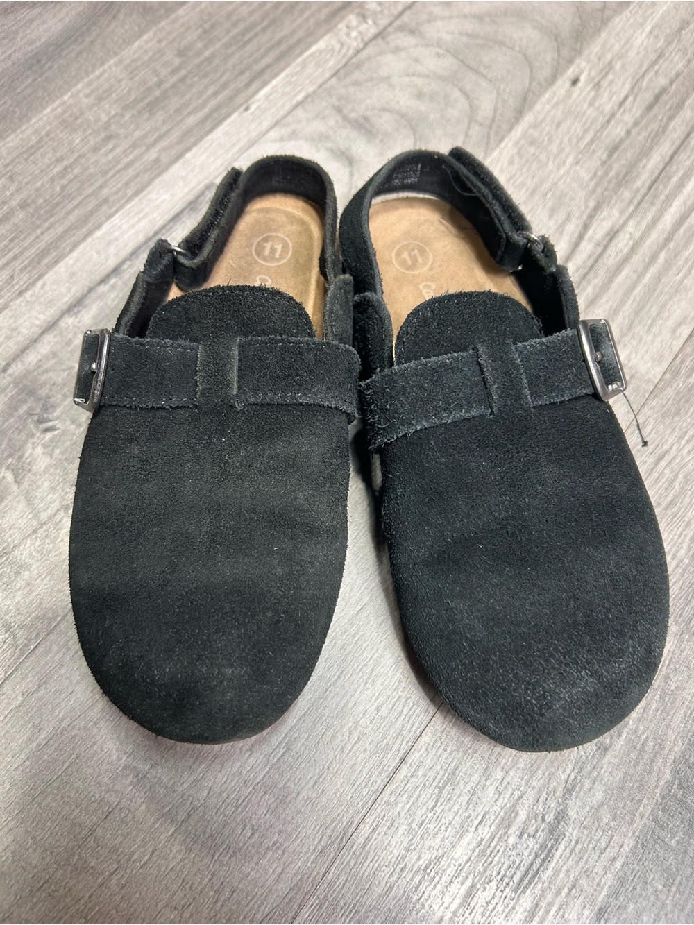Cat & Jack Girls Black Berlin Clogs 11